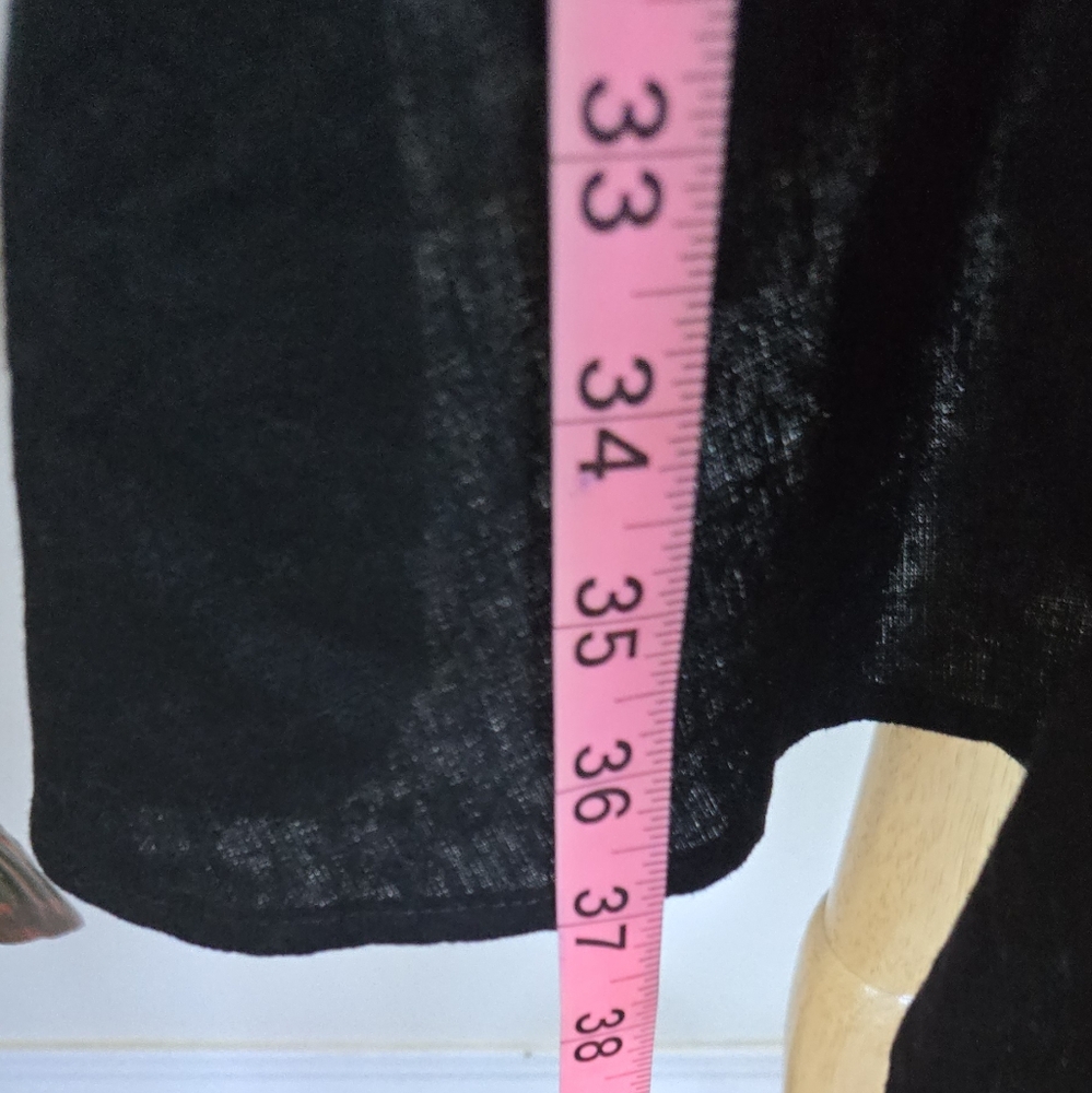 🏷️ Cynthia Rowley NY Linen Blend Black A-line Dress Size L - Picture 11 of 15